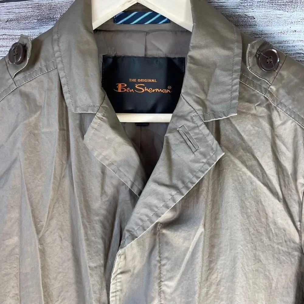 Ben Sherman Deep‎ Khaki Harrimac Jacket Sz S